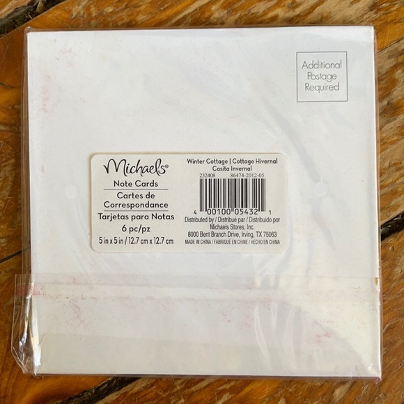 ✨3/$33✨ greeting cards BE MERRY winter cottage - Picture 2 of 2